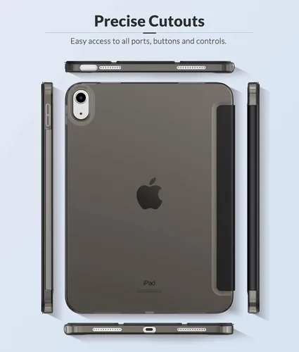 Miniatura 6 de MoKo Funda para Nuevo iPad (A16) 11ª Generación 2025, Funda para iPad 10ª Gen 2022, Funda para iPad 11 Pulgadas con TPU Suave Translúcido Esmerilado