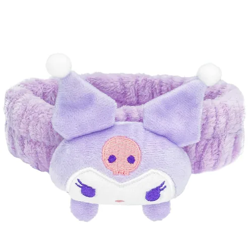 Miniatura 9 de Diadema Kawaii Spa para lavar la cara, maquillaje, fiesta, diadema azul suave para mujeres y niñas