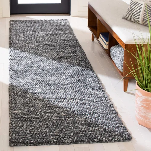 Miniatura 54 de SAFAVIEH Natura Collection - Alfombra decorativa, 2 x 3 pies, color beige, mezcla de lana hecha a mano, diseño texturizado, ideal para pasillo