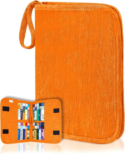 Miniatura 6 de Annmore Tarjetero para tarjetas Yoto, 20 bolsillos para hasta 60 tarjetas, álbum de tarjetas intercambiables, compatible con Yugioh, MTG y otros Azul