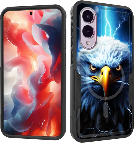 Miniatura 213 de Funda magnética para Galaxy A16 5G, [compatible con MagSafe] [protección contra caídas de grado militar] Funda resistente a prueba de golpes