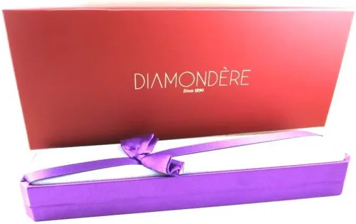 Miniatura 4 de Diamondere Pulsera de tenis de zafiro blanco natural y certificado en plata de ley 925 Pulsera de 5.49 quilates para mujer, longitud de 7.5