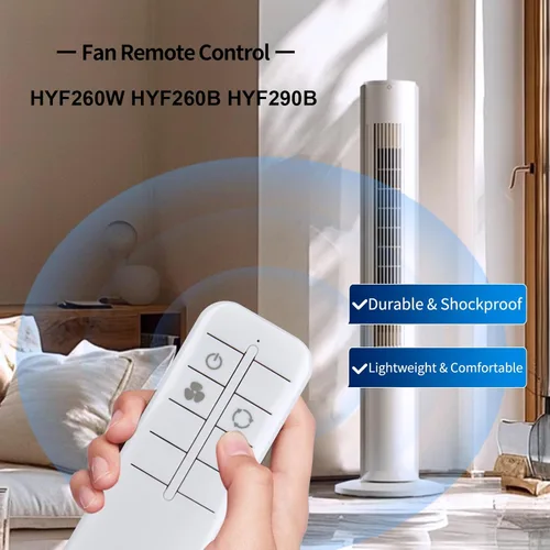 Miniatura 2 de Nuevo ventilador de repuesto de control remoto para ventilador de torre Honeywell HY260W HYF260W HYF260B HYF290B serie HYF260WCV1 HYF260BV2 HYF260WC