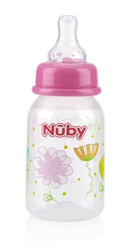 Miniatura 5 de Nuby Botella impresa antiderrames, 4 onzas, 1 paquete de 1 botella, los colores pueden variar