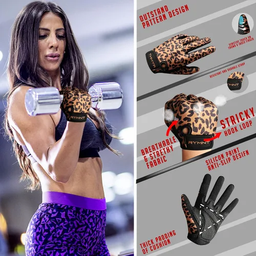 Miniatura 3 de ZEROFIRE Full Finger Workout Gloves for Women Men - Weight Lifting Gloves with Full Palm Protection & Extra Grip for Women Gym, Weightlifting