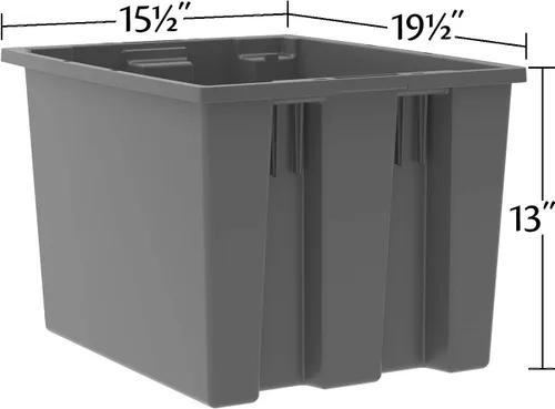 Miniatura 3 de Akro-Mils 35195 Contenedor de almacenamiento de plástico nido y apilable y bolsa de distribución