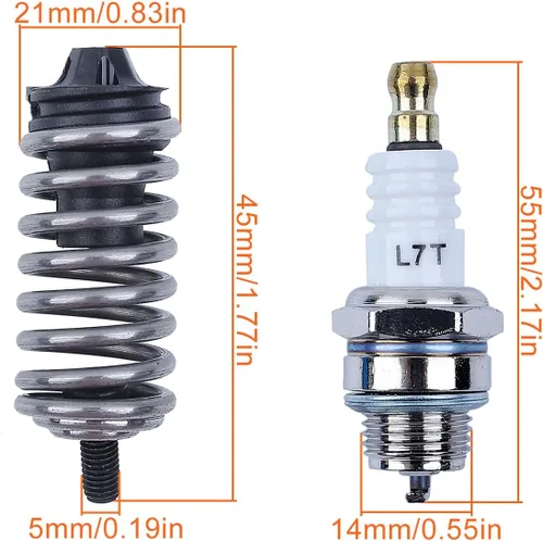 Miniatura 2 de Kit de pistón de cilindro de 1.732 in, para Husqvarna 340, 345, 350 para motosierra