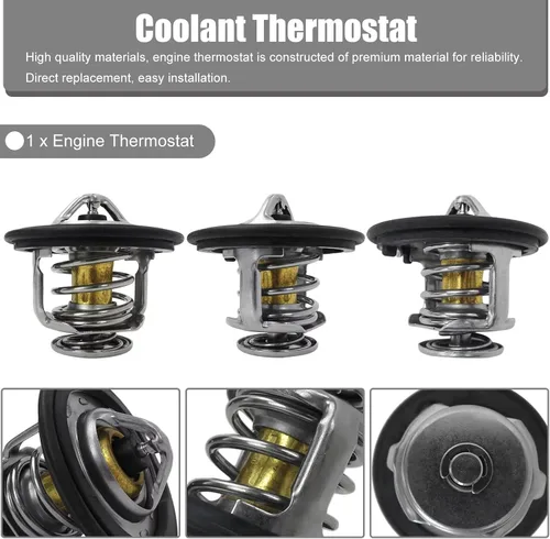 Miniatura 2 de Engine Thermostat Replacement for 1986-2001 ACURA INTEGRA, Replaces 19301-PAA-306, 19301PAA306, 19301-PLC-315, 19301PLC315, 19301-RNA-315