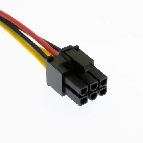 Miniatura 3 de Paquete de 2 cables de alimentación de 4 pines MOLEX a 6 pines para tarjeta de video GPU, 8.6’’ 22cm