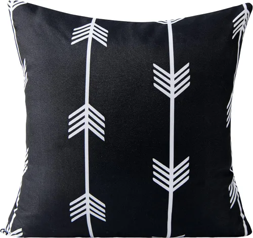 Miniatura 21 de BEDSUM Funda de almohada de microfibra, suave, decorativa, geométrica, abstracta, triangular, funda de cojín cuadrada para sofá, dormitorio, 18 x 18