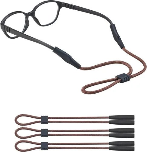 Miniatura 14 de Correa para lentes de sol para niños, niñas y niños pequeños, soportes ajustables para anteojos alrededor del cuello, correa para gafas, cordón