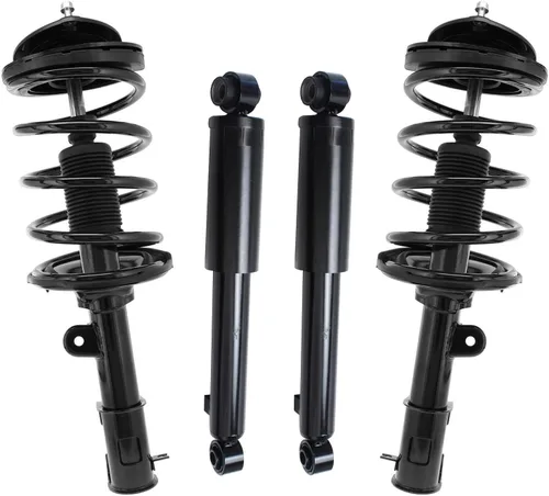 Miniatura 12 de Detroit Axle - Puntales y Amortiguadores para Chevy Traverse Buick Enclave GMC Acadia Saturn Outlook 2007-2012, 2 puntales delanteros con resorte