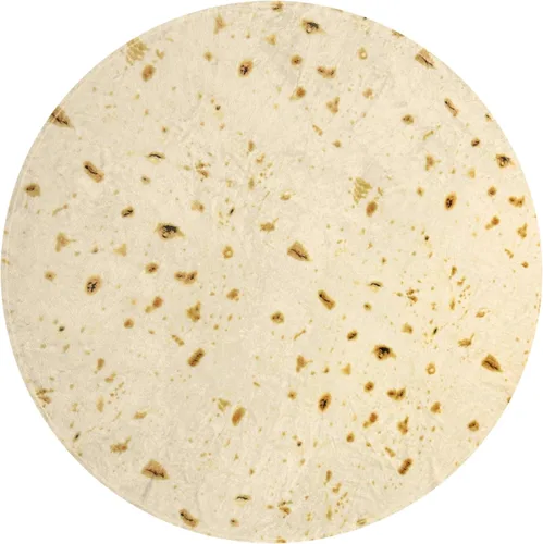 Miniatura 9 de HDFK Manta de Tortilla Tamaño Adulto Beige Amarillo de Doble Cara Throw Taco Mantas de Comida Realista Ligeras de Franela de Forro Polar Elefante
