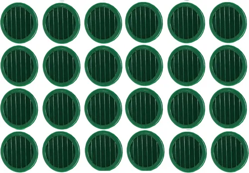 Miniatura 8 de Cubierta redonda de rejilla de rejilla de reptil de rejilla de ventilación de aire de plástico verde o bronceado de 2 pulgadas (6, bronceado)