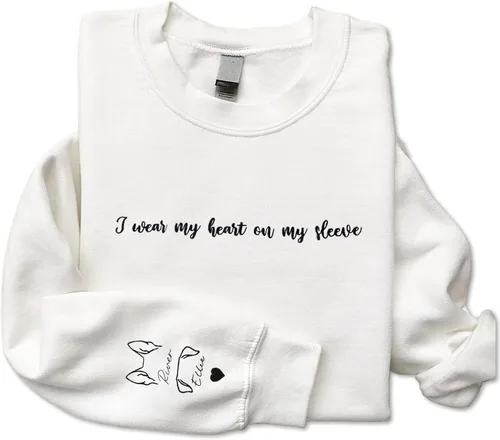 Miniatura 25 de GodLover Custom Dog Mom Embroidered Sweatshirt, Personalized Pet Lover Hoodie, Gift for Women, Mothers Day, Christmas Estilo 03.