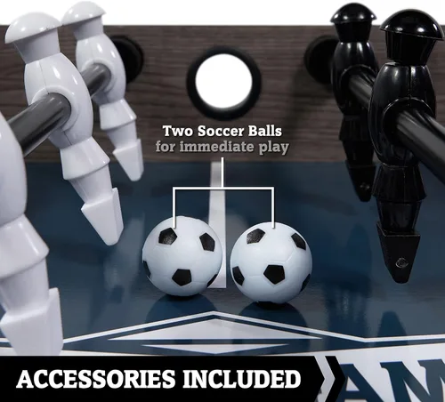 Miniatura 8 de Hall of Games - Mesas de futbolín de múltiples estilos, fútbol con diseños duraderos y elegantes con pelotas de fútbol deportivas de mesa, perfectas