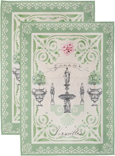 Miniatura 126 de Maison d' Hermine - Juego de 2 paños de cocina, multiusos, 100% de algodón, suaves, absorbentes, trapo de cocina, toalla de bar, Basse Cour 005