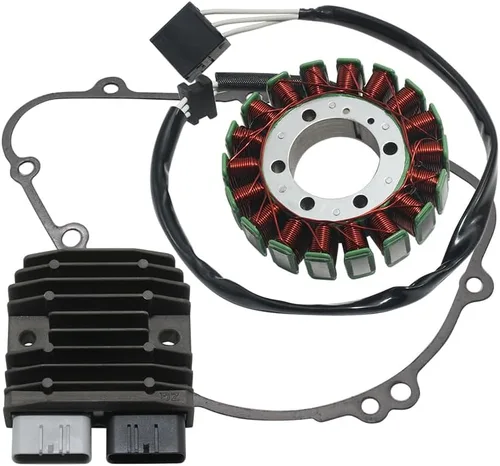 Miniatura 3 de Junta de estator de rectificador de bobina de estator para Kawasaki KLZ1000 Versys 1000 2012-2014 Bobina de estator 21003-0129 rectificador