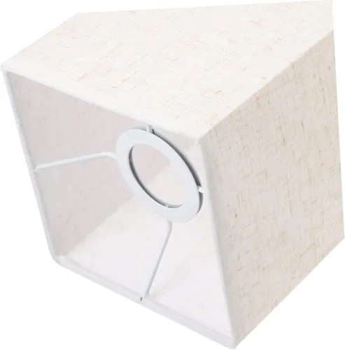 Miniatura 3 de Pantalla de lino para lámpara colgante de tambor, lámpara blanca, mesita de noche, decoración de tela, pantalla de araña, pantalla para lámparas