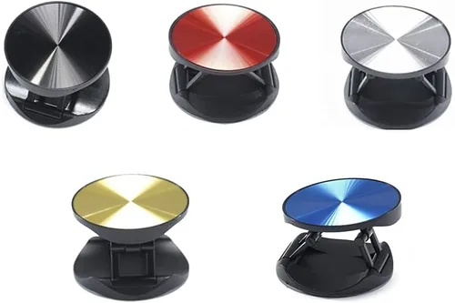 Miniatura 8 de Soporte de agarre para teléfono de dedo para iPhone y Samsung. Soporte de teléfono para enchufe de teléfono de escritorio (azul)