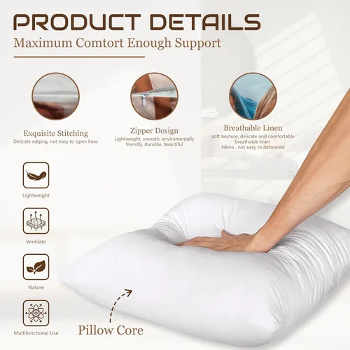 Miniatura 4 de Almohada de fotos personalizada de 14 x 14 pulgadas, funda de almohada personalizada de doble cara con texto de imagen, funda decorativa suave