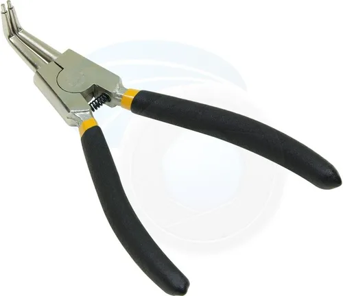 Miniatura 2 de TOLSEN Alicates de extracción de clip de anillo de retención doblado externo resistente C-Clip