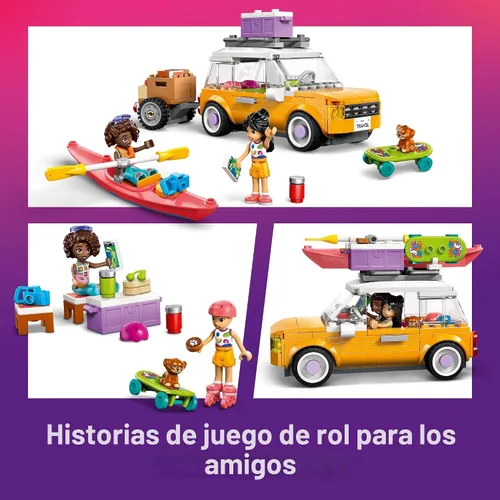 Miniatura 4 de LEGO Friends Friendship Coche de Juguete de Viaje por Carretera - Juego de Construcción para Contar Historias con Juguetes de Juego de Simulación