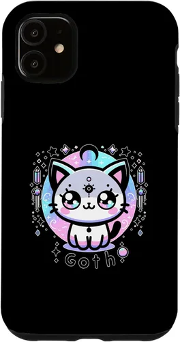 Miniatura 5 de iPhone 14 Pro Kawaii Pastel Cat Ouija Creepy Occult Aesthetic Case