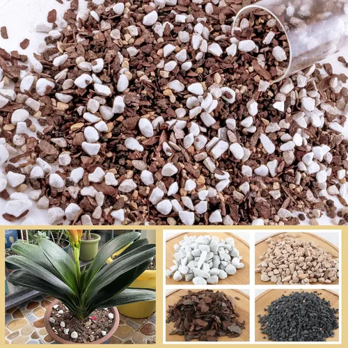 Miniatura 9 de Mezcla de suelo para bonsái de 2 cuartos de galón, lava, piedra pómez, corteza de pino y roca calcinada, mezcla orgánica natural para plantas