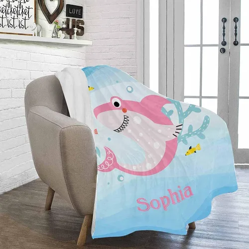 Miniatura 134 de Artsadd Manta de bebé personalizada para niños y niñas con nombre, manta personalizada con nombre de bebé con patrón de unicornio, manta