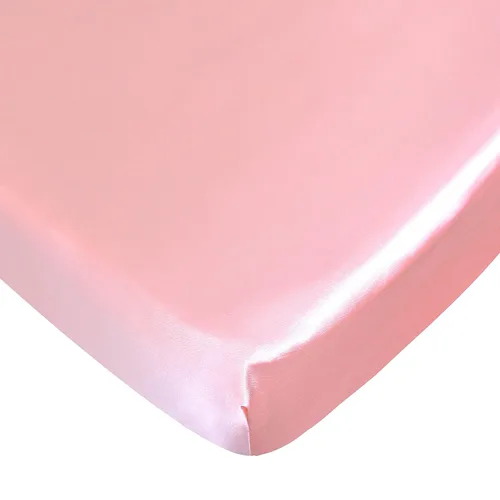Miniatura 18 de Sábanas de moisés para bebé niña 1 unidad, sábana de satén para moisés, sábana ajustada suave para moisés con sensación de seda para cabello