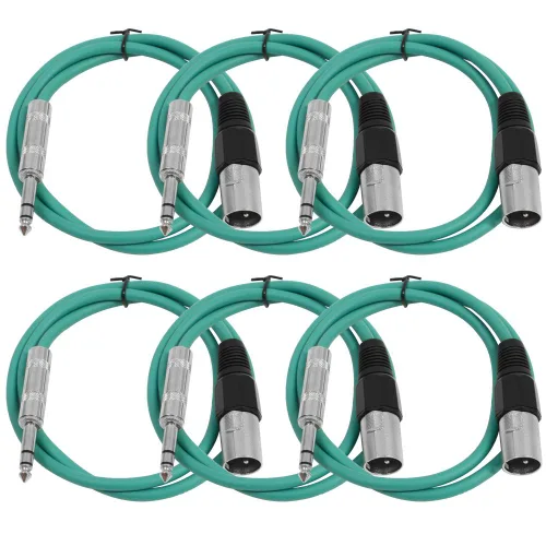 Miniatura 21 de Seismic Audio SATRXL-M2Black6 - Cable de conexión XLR macho a TRS de 2 pies, color negro