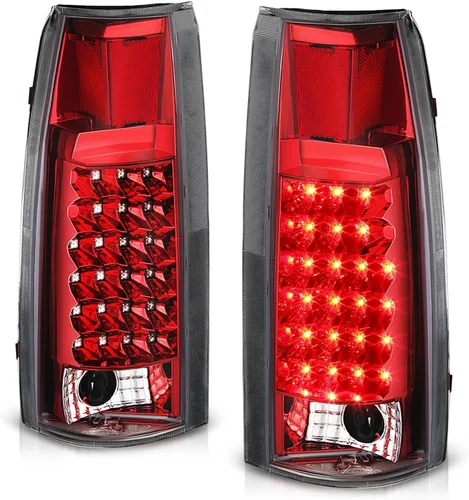 Miniatura 8 de Juego de luces traseras LED para Chevy GMC series C/K, Transparente (Chrome Clear)