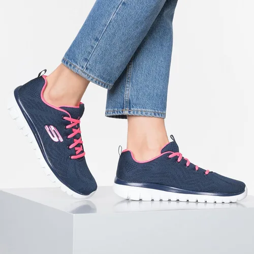 Miniatura 2 de Skechers - Zapatillas de malla rosa para mujer 12615 MVE