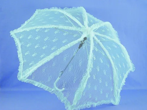 Miniatura 2 de Steampunk Encaje Traje Paraguas Parasol 37 Turquesa Turquoise