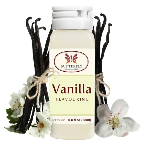Miniatura 21 de Pasta de extracto aromatizante de mariposa, 0.8 fl oz, extracto de fresa y aromatizante para hornear, bebidas, matcha, postres (paquete de 1)
