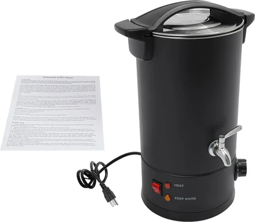 Miniatura 6 de Derretidor de cera para hacer velas, olla de fusión eléctrica comercial de cera de 10L/338.2 onzas con control de temperatura y boquilla de vertido