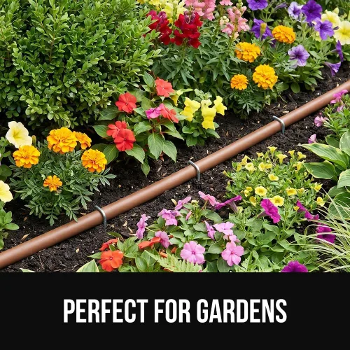 Miniatura 9 de GORILLA GRIP Paquete de 50 grapas de jardín prémium de 6 pulgadas, estacas de jardín de acero galvanizado de calibre 11, pasadores de jardinería