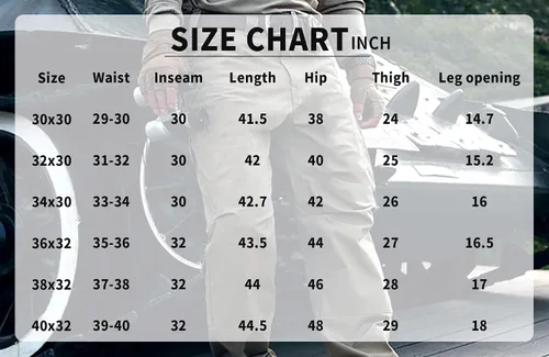 Miniatura 7 de solo soplo Men's Work Tactical Pants Water Repellent Lightweight Cargo Trousers Casual