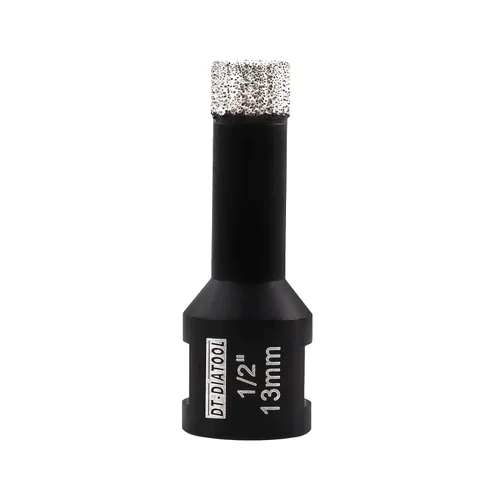 Miniatura 19 de DT-DIATOOL Broca de núcleo de diamante de 1/4 pulgada con hilo 5/8"-11 de vacío soldado para baldosas de porcelana, cerámica, gres, mármol, granito