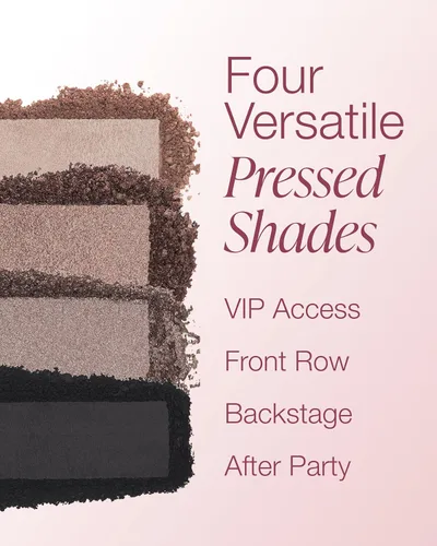 Miniatura 4 de Mineral Fusion Paleta de sombras de ojos – Cuatro tonos de polvo prensado en acabado mate, satinado y brillante – Maquillaje de ojos vegano natural
