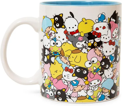 Miniatura 3 de Toynk Sanrio - Taza de cerámica con diseño de Hello Kitty And Friends, sin BPA, para expreso, té, capacidad para 20 onzas