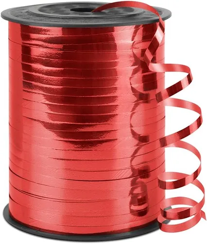 Miniatura 22 de Cinta Rizada Plateada, 1/5" de ancho x 500 yardas Cintas Rizadas de Navidad para Envolver Regalos, Decoración de Fiestas, Cuerda de Globos, Cabello