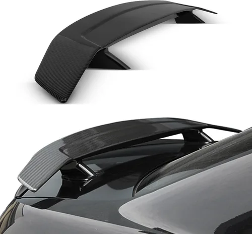 SCITOO Spoiler Wing GT Style Universal 52" ABS Brillante Carbono Aspecto Trasero Alerón Alerón