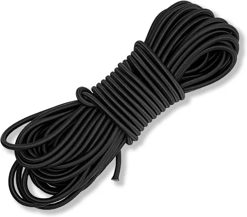 Miniatura 7 de Cuerda Elástica de Bungee, Cordón de Choque de Bungee Resistente, Cuerdas Elásticas de Poliéster para Acampar, Carpas, Carga, Cuerda Elástica