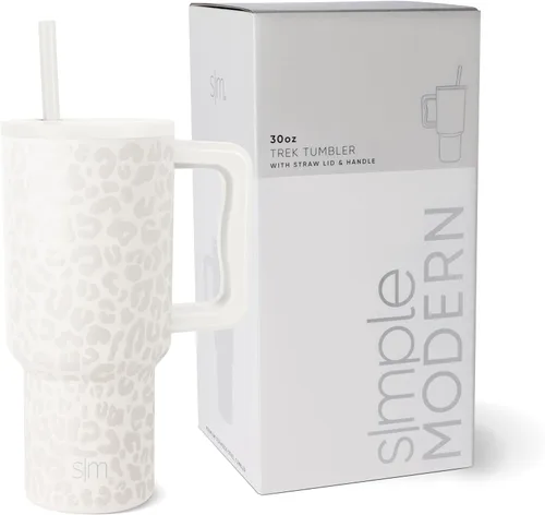 Miniatura 62 de Simple Modern Vaso Trek de 40 oz con Asa y Tapa con Pajilla Vaso de Viaje Aislado de Acero Inoxidable Apto para Portavasos Slumberland