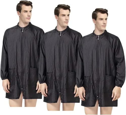 TOPTIE Ropa de trabajo de manga larga para estilista de peluquería, peluquería de peluquería para peluquería para peluquería para peluquería para