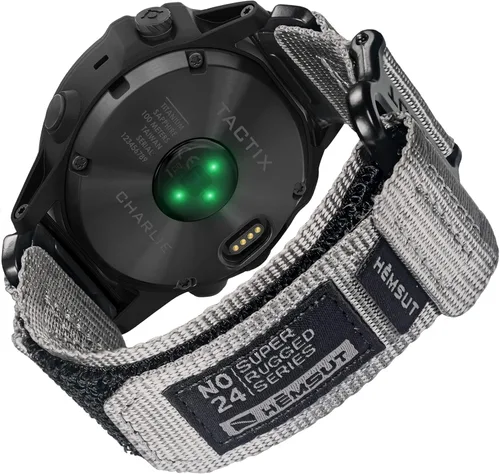 Miniatura 11 de Compatible con la Correa de Reloj Garmin, Correa Deportiva de Nylon Super Resistente con Diseño de Bucle Tejido