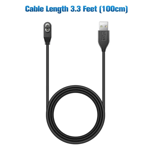 Miniatura 4 de Paquete de 2 cables de carga para Shokz Aeropex/OpenRun, OpenRun Pro, OpenRun Mini y OpenComm 2/UC, para cable de carga Aftershokz, cable USB