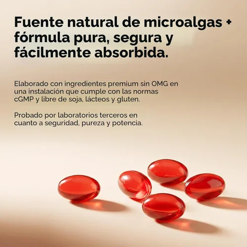 Miniatura 3 de GBN Suplementos de astaxantina 24 mg 200 cápsulas blandas, apoya la salud de los ojos, la piel, las articulaciones, el cerebro, el corazón